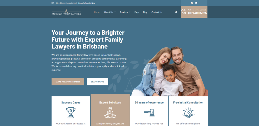 AFL - Andrews Family Lawyers Homepage